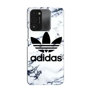 Чехлы Адидас для TECNO Spark 8C (AlphaPrint) (Адидас на мраморе)