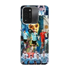 Чехлы Месси для TECNO Spark 8C (AlphaPrint) (Аргентина Месси)
