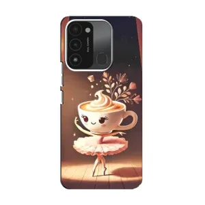 Чехол с мемом Тралалело тралала на TECNO Spark 8C (Балерина капучина)