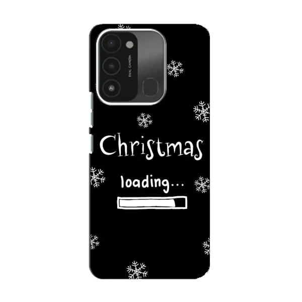 Чохол з принтом «Christmas loading» для TECNO Spark 8C