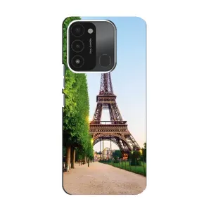 Чехол Эйфелева Башня для TECNO Spark 8C - (AlphaPrint) (Дорога в Париж)