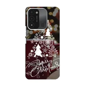 Рождественские Чехлы для TECNO Spark 8C (VPrint) (Елочка узорная)