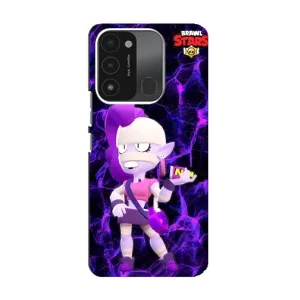 Чехлы Brawl Stars для TECNO Spark 8C (AlphaPrint) (Эмз Бравл Старс)