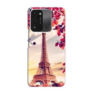 Чехол Эйфелева Башня для TECNO Spark 8C - (AlphaPrint) (Эйфелева Башня)
