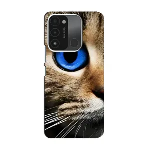 Чехлы с Котиками для TECNO Spark 8C (VPrint) (Глаз кота)