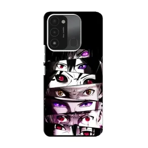 Чехлы Персонажи Аниме Наруто для TECNO Spark 8C (AlphaPrint) (Глаза Anime)