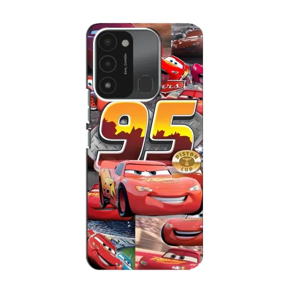 Чехол с принтом «Коллаж Молния Маквин» для TECNO Spark 8C Чехол с принтом «Коллаж Молния Маквин» для TECNO Spark 8C