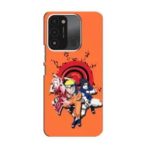 Naruto Anime Чехлы для Техно Спарк 8с (AlphaPrint) (команда Наруто)