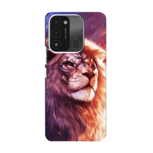 Чехол со Львом для TECNO Spark 8C (VPrint) (Красочный Лев)