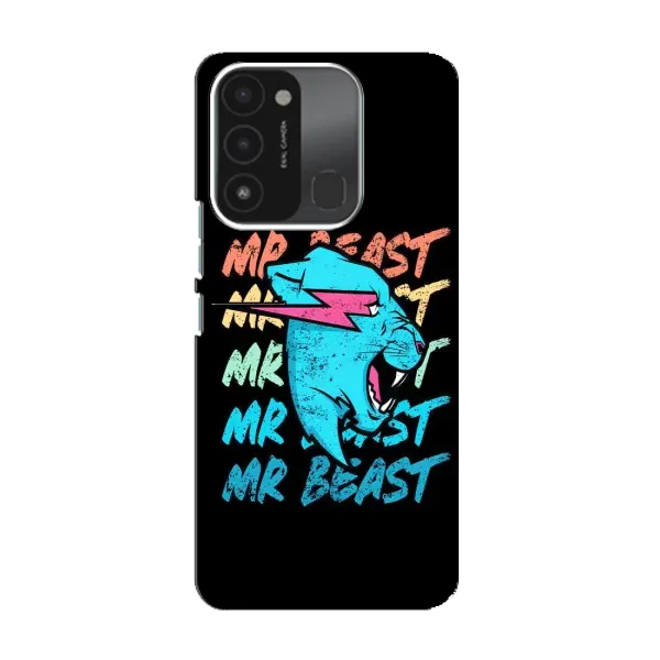 Чехол с принтом «logo Mr beast» для TECNO Spark 8C