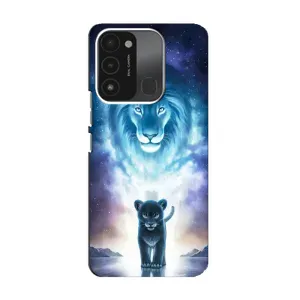Чехол со Львом для TECNO Spark 8C (VPrint) (Маленький лев)