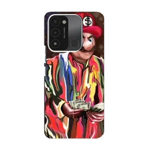Брендновые Чехлы для TECNO Spark 8C - (PREMIUMPrint) (Mario LV)