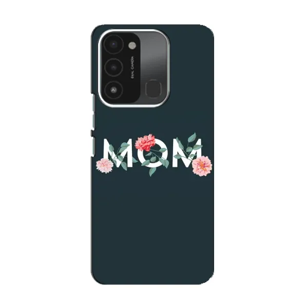 Чехол с принтом «Mom дизайн» для TECNO Spark 8C