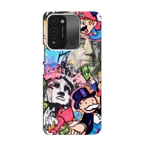 Чехлы с крутыми принтами для TECNO Spark 8C - (PREMIUMPrint) (Monopoly man)