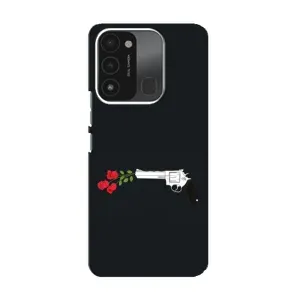 Чехлы (ART) Цветы на TECNO Spark 8C (VPrint) (Неожиданные цветы)