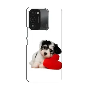 Чехлы с собаками для TECNO Spark 8C (VPrint) (Песик)