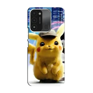 Чехол с Пикачу на TECNO Spark 8C (Пикачу в городе)