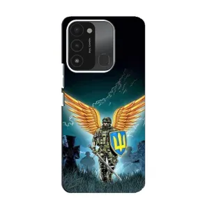 Чехлы с картинкой ЗСУ для TECNO Spark 8C (AlphaPrint) (Солдат ЗСУ)