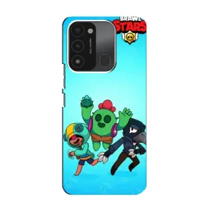 Чехлы Brawl Stars для TECNO Spark 8C (AlphaPrint) (Трио героев)