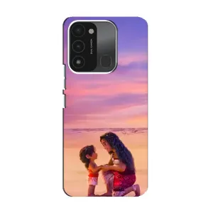 Чехол с мультфильмом Моана TECNO Spark 8C (Маленькая Ваяна)