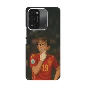 Чехол с футболистом Ламин Ямаль TECNO Spark 8C (Ямаль аниме)