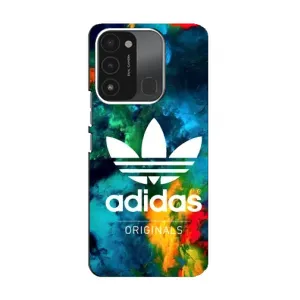 Чехлы Адидас для TECNO Spark 8C (AlphaPrint) (Яркий Адидас)