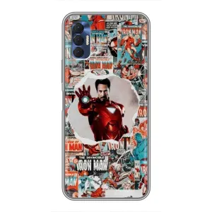 Чехлы с героями Марвел TECNO Spark 8P (VPrint)