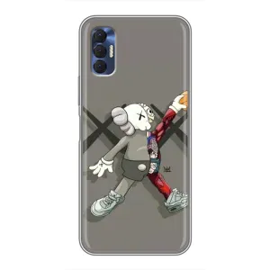 Чехлы для TECNO Spark 8P - Bearbrick Louis Vuitton (PREMIUMPrint) (Беарбрик Джордан)