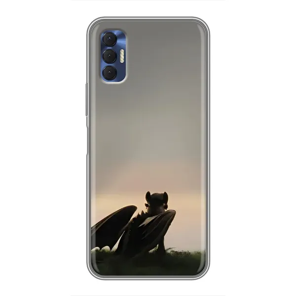 Чехол с принтом «Беззубик» для TECNO Spark 8P