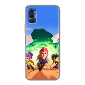 Чехол для TECNO Spark 8P Бравл Старс (VPrint) (Бравел Старс)