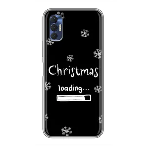 Різдвяні, Святкові Чохли для ТЕКНО Спарк 8П (Christmas loading)