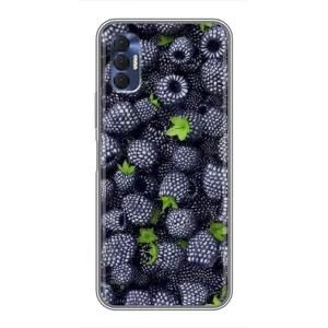 Чехлы с Фруктами для TECNO Spark 8P (VPrint) (Ежевика)