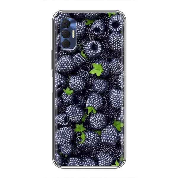 Чехол с принтом «Ежевика» для TECNO Spark 8P