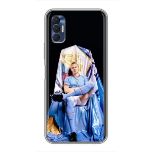 Чехлы с футболистом Ерлинг Холанд для TECNO Spark 8P (AlphaPrint) (футболист Холанн)
