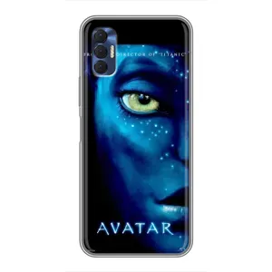 Чехлы с фильма АВАТАР для TECNO Spark 8P (AlphaPrint) (глаз Аватара)