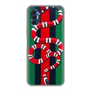 Чохли  GUCCI для ТЕКНО Спарк 8П (AlphaPrint) (Gucci змія)