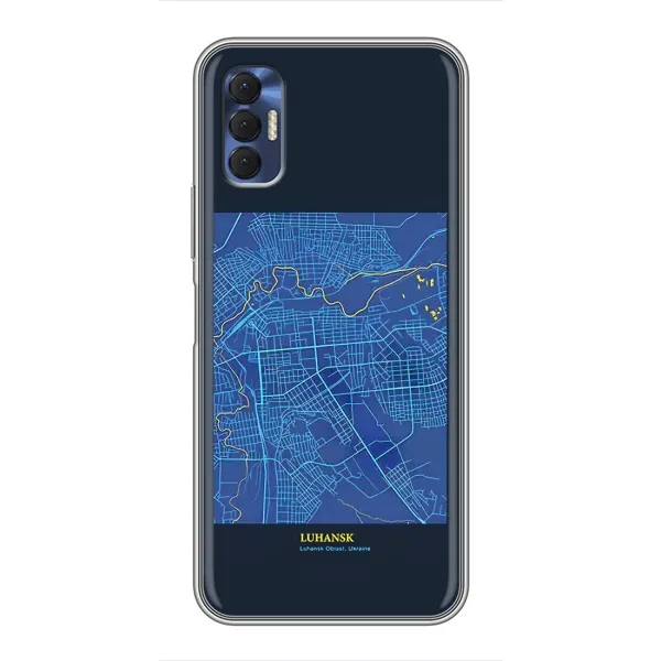 Чохол з принтом «Луганськ» для TECNO Spark 8P