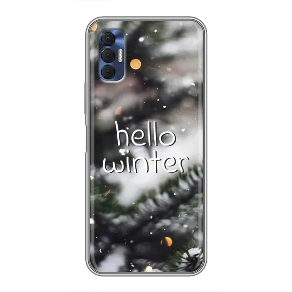 Чехол с принтом «Hello winter» для TECNO Spark 8P Чехол с принтом «Hello winter» для TECNO Spark 8P