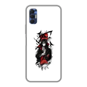Чехлы на тему: Итачи Учиха для TECNO Spark 8P (AlphaPrint) (Итачи с атрибутами)