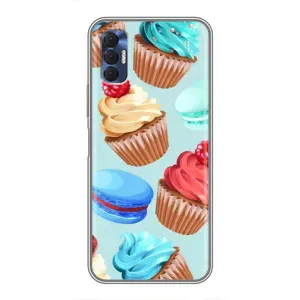 Чехлы с Фруктами для TECNO Spark 8P (VPrint) (Кексики)