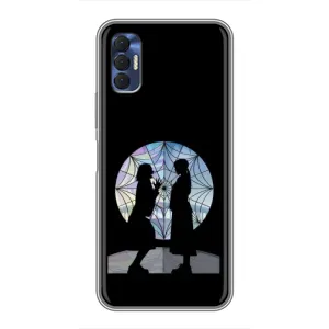Чехлы Венсдей на TECNO Spark 8P Уэнсдей (AlphaPrint) (комната Уэнздей)