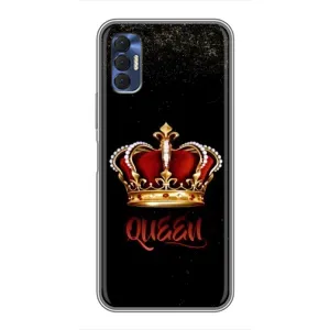 Чохол з Короною ТЕКНО Спарк 8П - (AlphaPrint) (Корона короля)