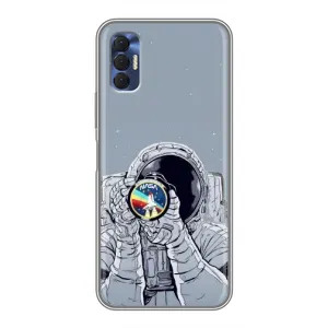 Чохол NASA для TECNO Spark 8P (AlphaPrint) (Космонавт фото)