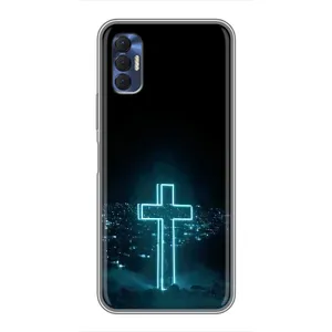 Чехол для TECNO Spark 8P (AlphaPrint) - (Христианские)