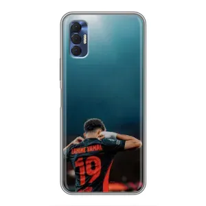 Чехол с футболистом Ламин Ямаль TECNO Spark 8P (Ламин 19)
