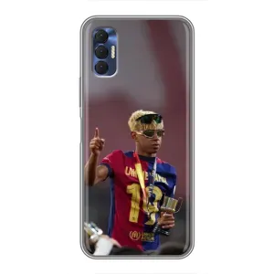Чехол с футболистом Ламин Ямаль TECNO Spark 8P