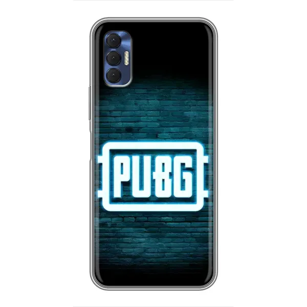 Чохол з принтом «Лого PUBG» для TECNO Spark 8P