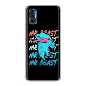 Чохли Містер Біст для ТЕКНО Спарк 8П (logo Mr beast)