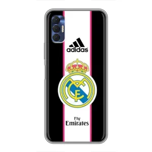 Чехол для TECNO Spark 8P с принтом Реал Мадрид (Лого Real Madrid)