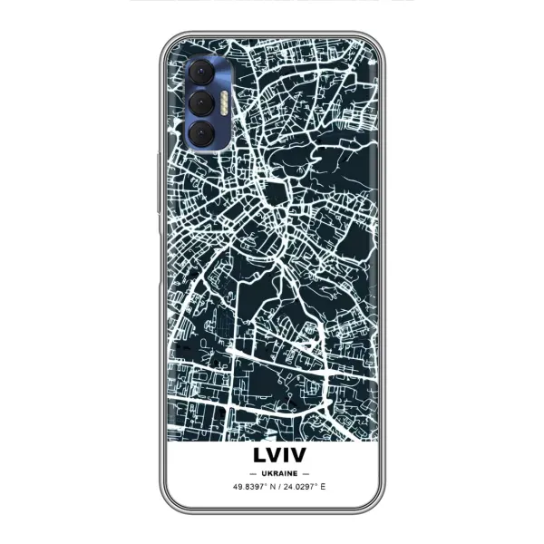 Чохол з принтом «Львів» для TECNO Spark 8P